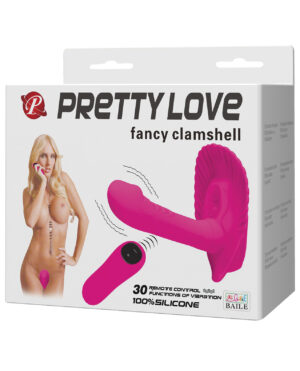 Pretty Love Fancy Remote Control Clamshell 30 Functions - Fuchsia