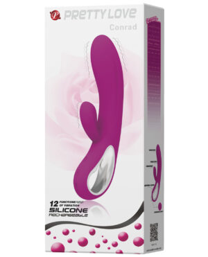 Pretty Love Elmer Rabbit w/Handle 12 Functions - Fuchsia