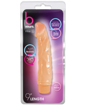 Blush Dr. Skin Vibe 9" Dong #6 - Beige