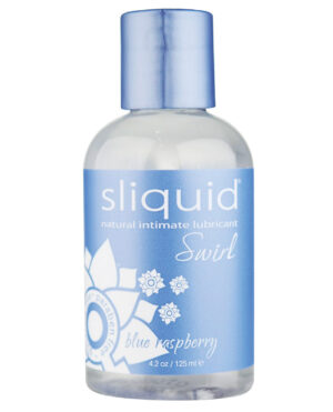 Sliquid Naturals Swirl Lubricant - 4.2 oz Blue Raspberry