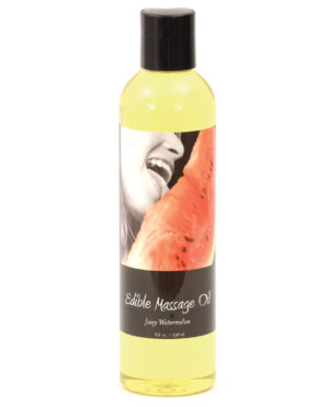 Earthly Body Edible Massage Oil - 8 oz Watermelon