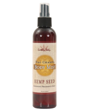 Earthly Body Hemp Seed Moisturizing Body Mist - 8 oz Nag Champa