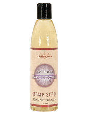 Earthly Body Massage & Body Oil - 8 oz Lavender