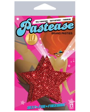 Pastease Glitter Star - Red O/S