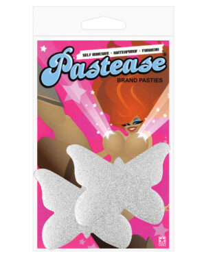 Pastease Premium Glitter Butterfly - Silver O/S