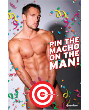 Bachelorette Party Favors Pin the Macho On the Man Game