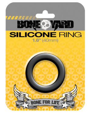 Boneyard 1.6" Silicone Ring - Black