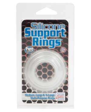 Silicone Support Rings - Black