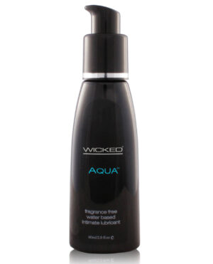 Wicked Sensual Care Aqua Waterbased Lubricant - 2 oz Fragrance Free