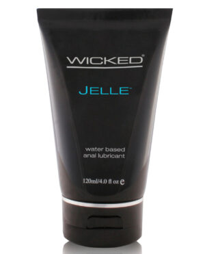 Wicked Sensual Care Jelle Waterbased Anal Lubricant - 4 oz Fragrance Free