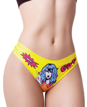 Mememe Comic Fans Printed Thong SM