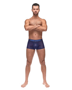 Diamond Mesh Mini Short Blue LG
