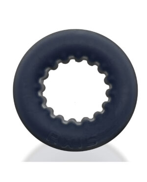 Oxballs Axis Rib Griphold Cockring - Black Ice