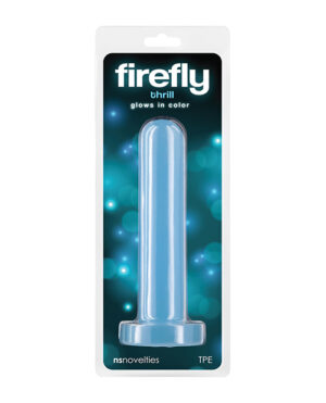 Firefly Thrill Glow in the Dark Dildo - Small - Blue