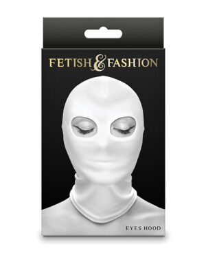 Fetish & Fashion Eyes Hood - White