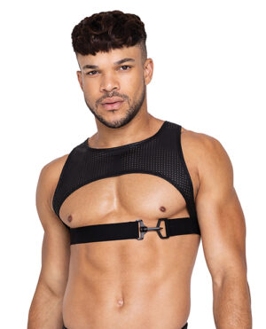Master Harness w/Hook & Ring Closure Black SM