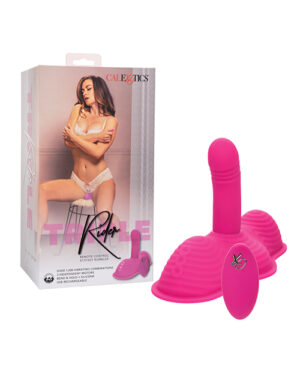 Triple Rider Remote Control Ecstasy Rumbler - Pink