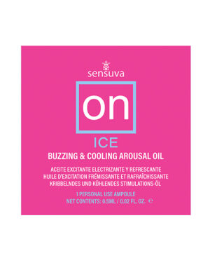 ON Ice Arousal Oil - Single Use Ampoule Packet