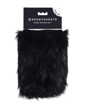 Sportsheets Spiked Sensory Mitts - Black
