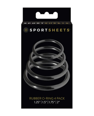 Sportsheets Rubber O-Ring - 4 Pack